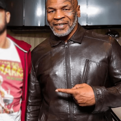 Mens Godzilla Juice WRLD Eminem Mike Tyson Leather Jacket