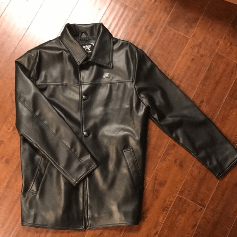 Emporio Collezione Men’s Black Leather Jacket