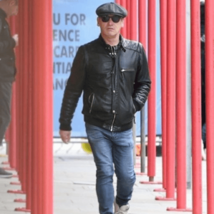 Sid Owen English Actor Mens Bomber Leather Jacket