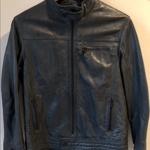 Esprit Men’s Black Leather Jacket