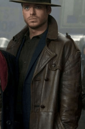 The Eternals Ikaris Long Brown Leather Jacket