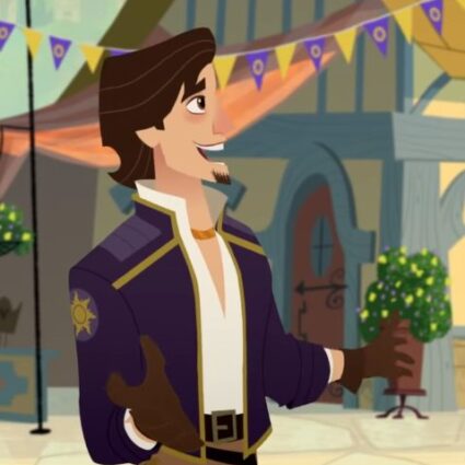 Custom Made Purple Eugene Fitzherbert Rapunzel's Tangled Adventures Leather Jacket