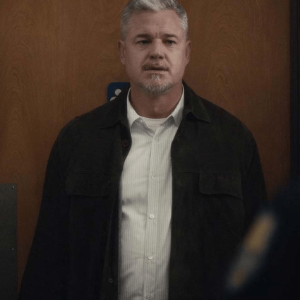 Cal Jacobs TV Series Euphoria Eric Dane Suede Leather Jacket