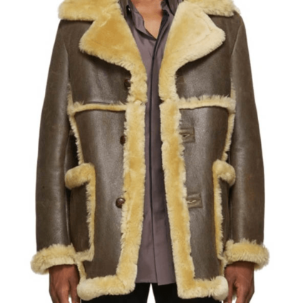 Ultra Modern FIT Exclusive Shearling Leather Jacket