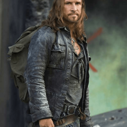 Colin Cunningham Star Wars Falling Skies Leather Jacket