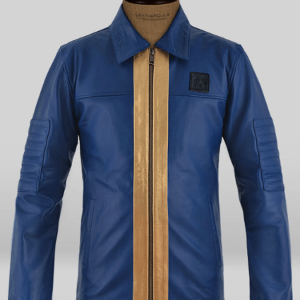 Mens Fallout 76 Vault Leather Jacket