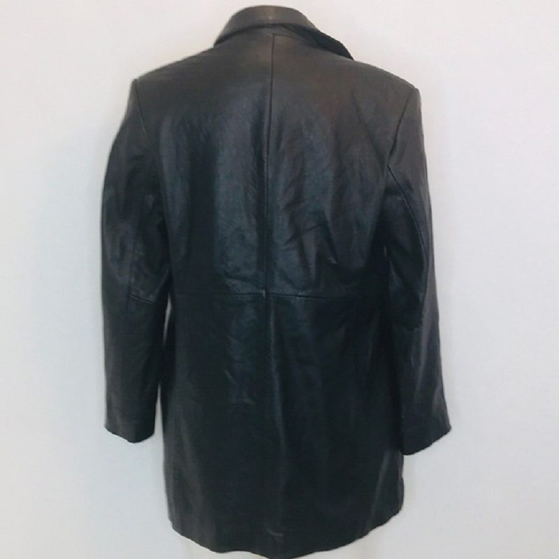 Women’s Alfani Black Leather Jacket - A2 Jackets
