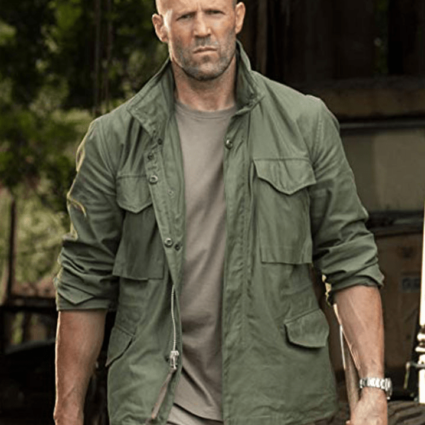 Fast And Furious Deckard Shaw Green Cotton Jacket