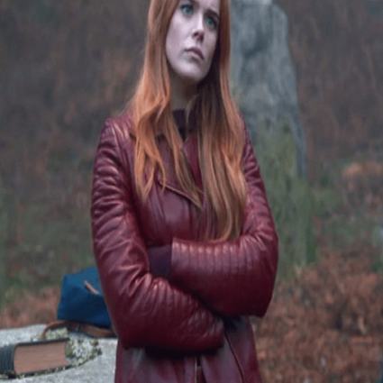 Fate The Winx Saga Abigail Cowen Bloom Leather Jacket