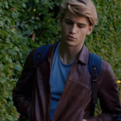 Danny Griffin Fate The Winx Saga (2021) Sky Leather Jacket