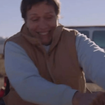 Frances McDormand Nomadland Fern Brown Vest