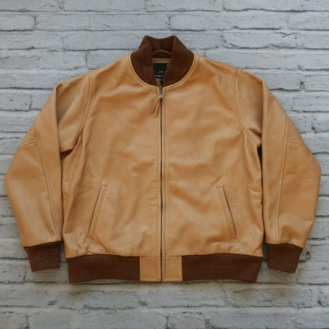 Filson Brown Bomber Leather Jacket