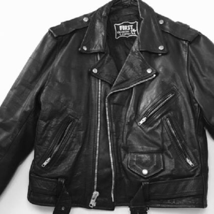 Mens Fashion First Genuine Leather Jacket