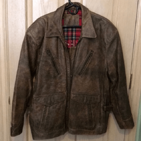 Flannel Lined Riding Leather Jacket
