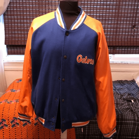 Steve & Barry’s Florida Gators Mens Varsity Leather Jacket