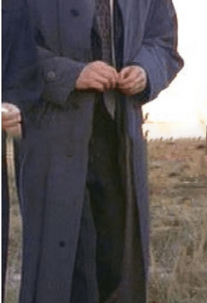 Mens David Duchovny Fox Mulder X-files Blue Trench Coat