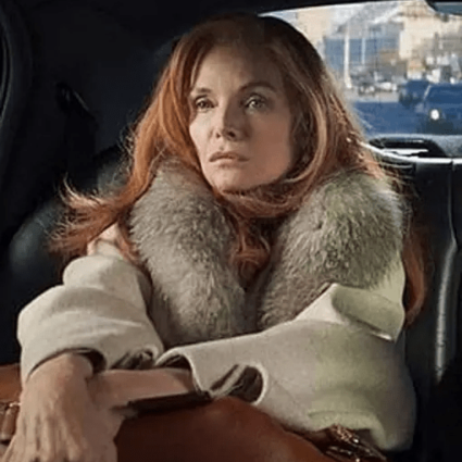 Womens Frances Price French Exit 2021 Michelle Pfeiffer Coat