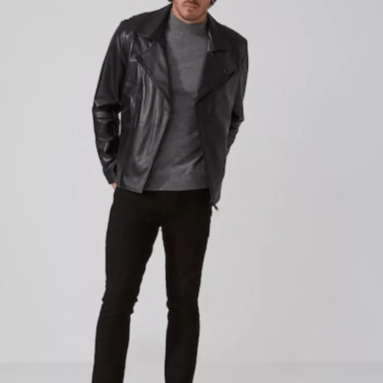 Frank And Oak Biker Leather Jacket