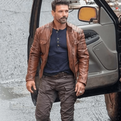 Mens Frank Grillo Boss Level Roy Pulver Leather Jacket