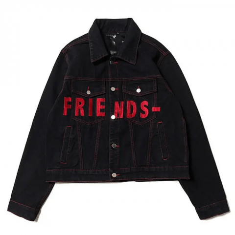 Mens Friends VLONE Denim Jacket
