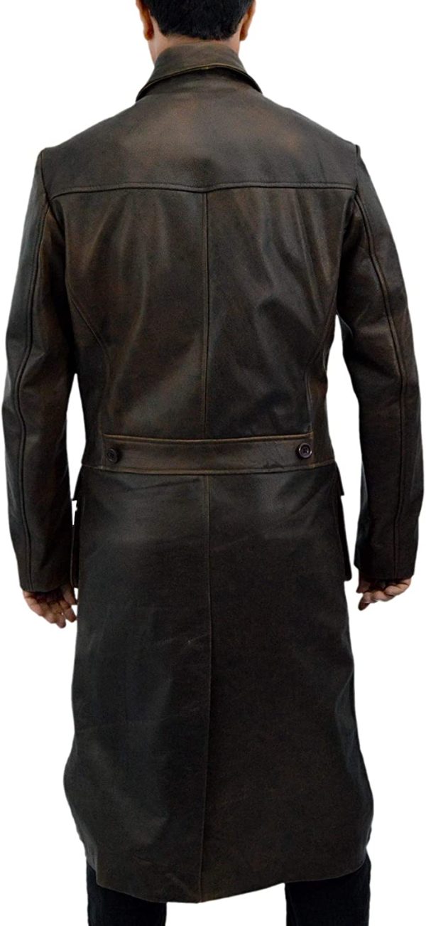 Declan Harp Frontier Jason Momoa Leather Trench Coat - A2 Jackets