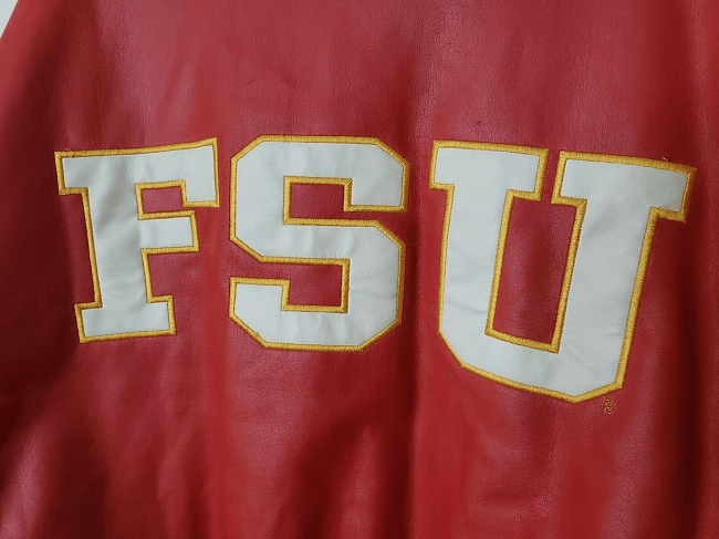 Mens Fsu Florida State Seminoles Leather Jacket - A2 Jackets