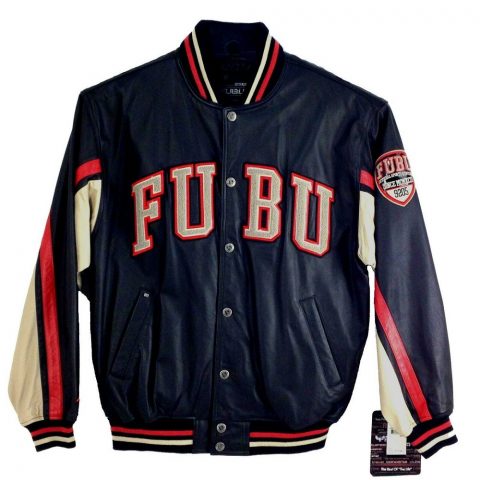 Mens Fubu Leather Jacket