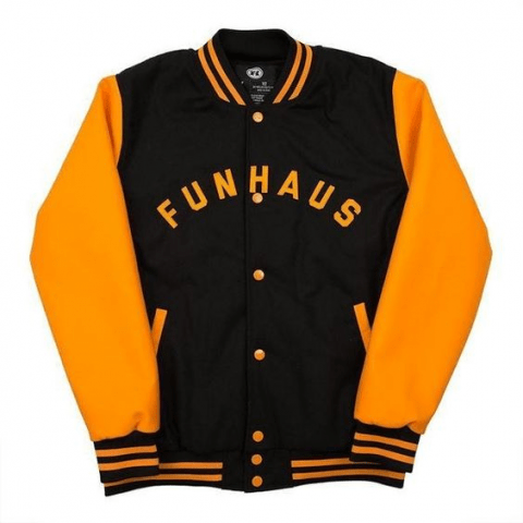 Mens Funhaus Varsity Bomber Jacket