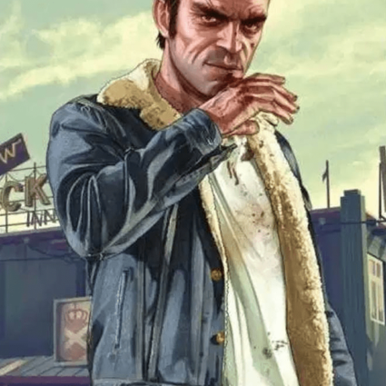 Trevor Philips GTA 5 Blue Denim Jacket