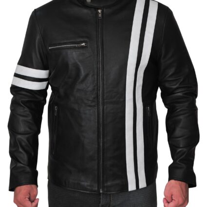 Game Driver John Tanner White Strips Cosplay Jacket