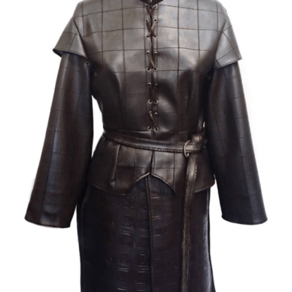Game Of Thrones Season 8 Maisie Williams Leather Coat