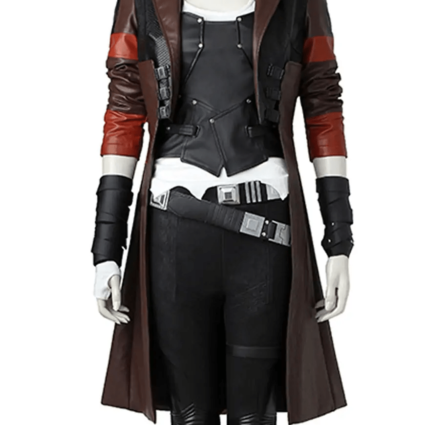 Gamora Guardians Of The Galaxy Zoe Saldana Leather Coat