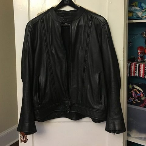 Mens Genuine Performance Biker Leather Jacket