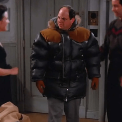 George Costanza Seinfeld Parachute Jacket With Hood