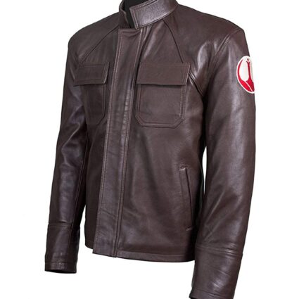 Get Poe Dameron Star Wars Genuine Brown Leather Jacket