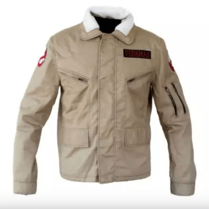 Mens Ghostbusters Afterlife Brown Jacket