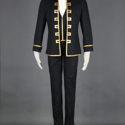 Gin Tama Shinsengumi Toushiro Hijikata Black Cosplay coat