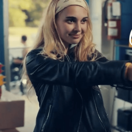 Teenage Georgia Miller Ginny & Georgia Nikki Roumel Black Leather Jacket
