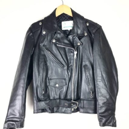 Vintage Gino's Motorcycle Style Leather Jacket