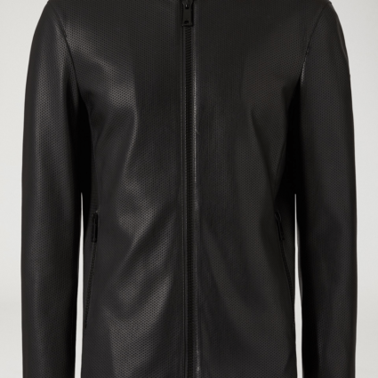 Mens Emporio Armani Giorgio Leather Jacket