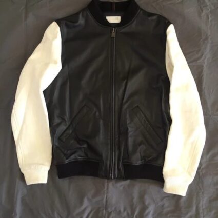 Mens Giovanni Bomber Leather Jacket