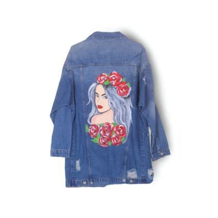 Girl Art Denim Jacket
