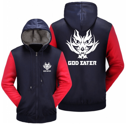 God Eater Anime Men Women Super Warm Hoodie Jacket