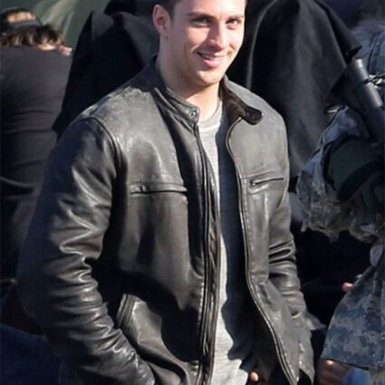 Godzilla Aaron Taylor-Johnson Black Leather Jacket