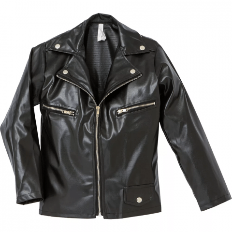 Greaser Boys Studded Black Leather Jacket