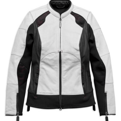 Mens Harleydavidson Perforated Leather Jacket