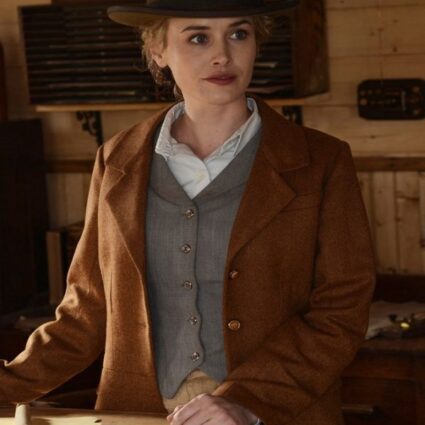 Dominique McElligott Actress Hell On Wheels Coat