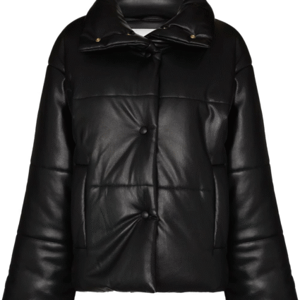 Hide Vegan Leather Puffer Jacket