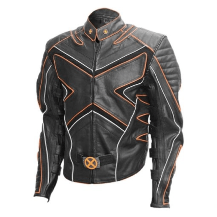 Mens Hugh Jackman Wolverine X Men Origins Leather Jacket