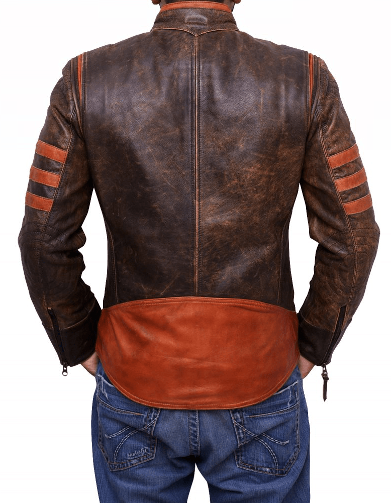 X-men Origins Wolverine Hugh Jackman Leather Jacket - A2 Jackets